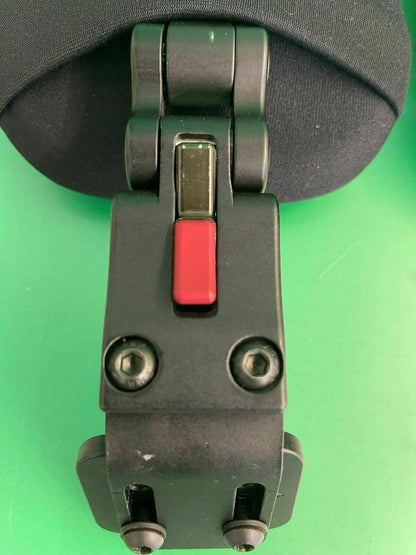 QUANTUM TB3 Swing-A-Way Thoracic Supports w/ Mounts for Wheelchair 7" x 5"