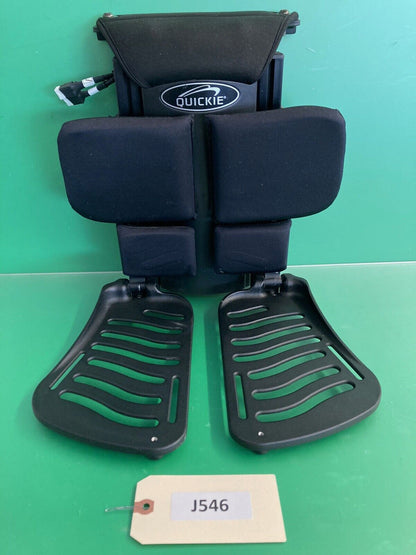 Quickie QM-710 Center Mount Power Elevating & Articulating Footrest #J546