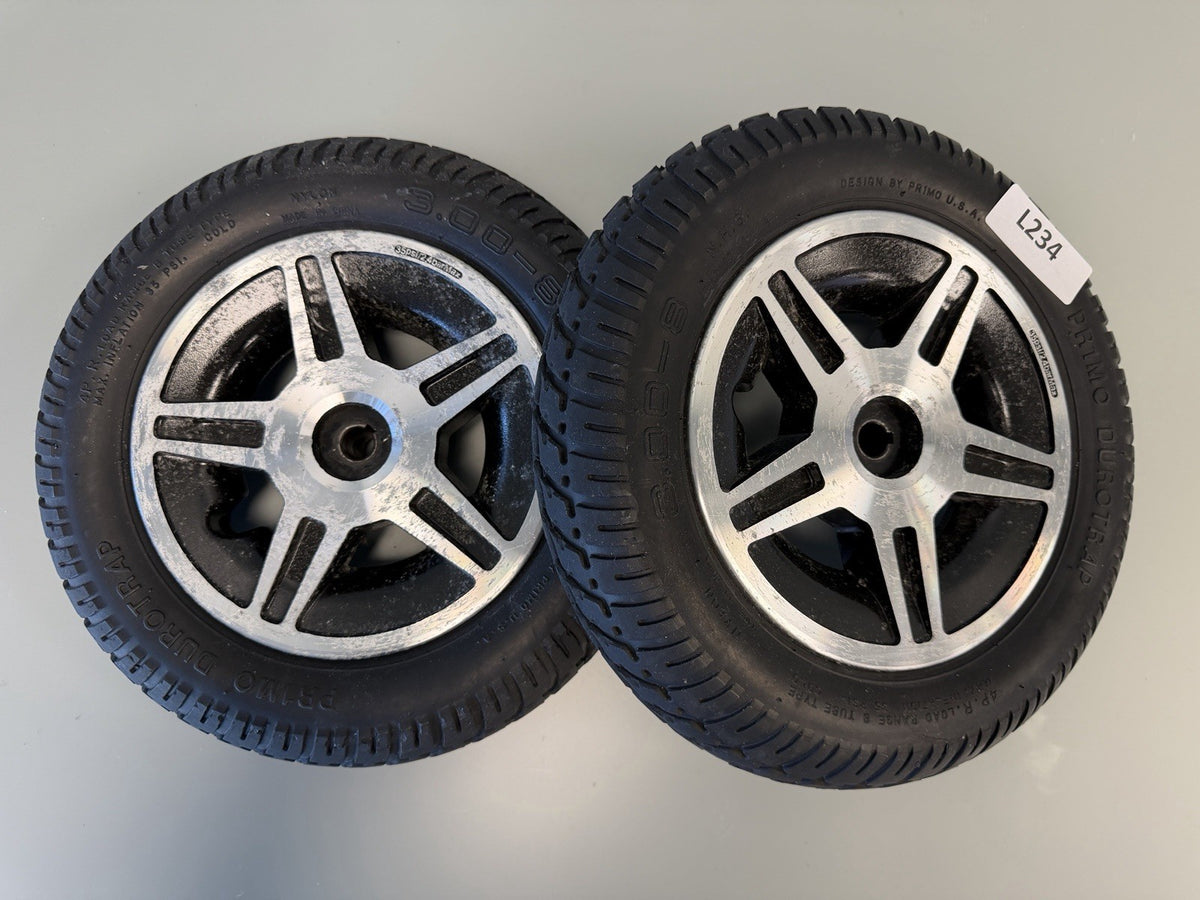 Set of 2 Drive Wheels for the Pride Jazzy Elite HD & Pride Jazzy Elite 14 #L234