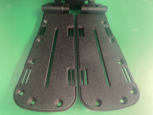 Quantum Tru Balance Center Mount Power Footrest Assembly for Powerchair #H616