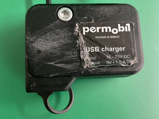 Permobil USB Charger 5V 1,5A 324869 for Permobil Power Wheelchair #J100