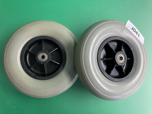 Solid Rear Caster Wheels for the Pride Jazzy Jet Power Wheelchairs #J041