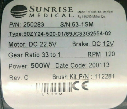 Left & Right Motors for Quickie Q700M Power Wheelchair 250282 / 250283 #H067