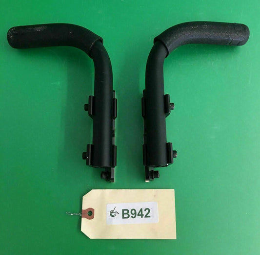 Sunrise Medical Quickie QM-710 Push Handles for Power Wheelchair  #B942