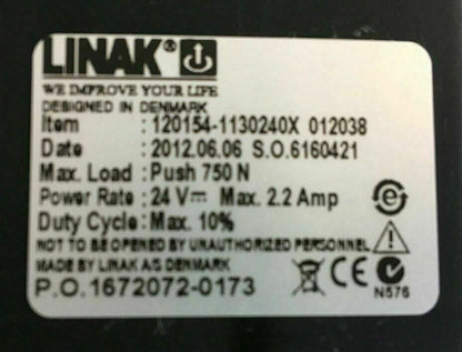 LINAK Articulating Back Rest Actuator for Quickie QM-710 Power Wheelchair #B939