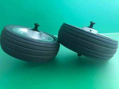 6"x2" Dark Gray Rear Caster Wheel Assembly for the Jazzy & Quantum J6 #F242