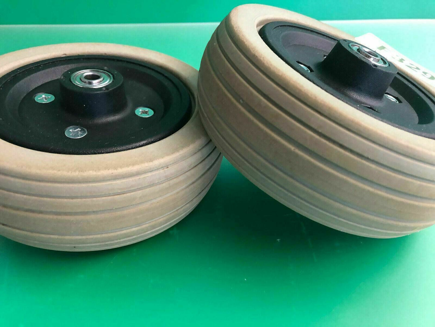 6"x2" Flat-Free Caster Wheel Assembly with Tire for Jazzy Power Chairs #F329