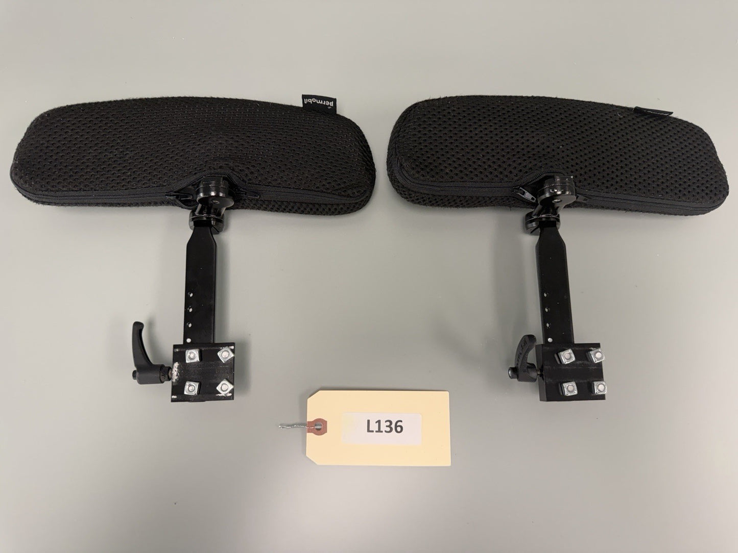 Permobil Lateral Pelvic / Thigh Supports for Power Wheelchair 12" x 4" #L136