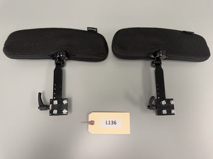 Permobil Lateral Pelvic / Thigh Supports for Power Wheelchair 12" x 4" #L136