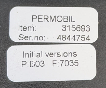 Permobil ICS Toggle Switchbox Power Seat Control Keypad 315693 #L272