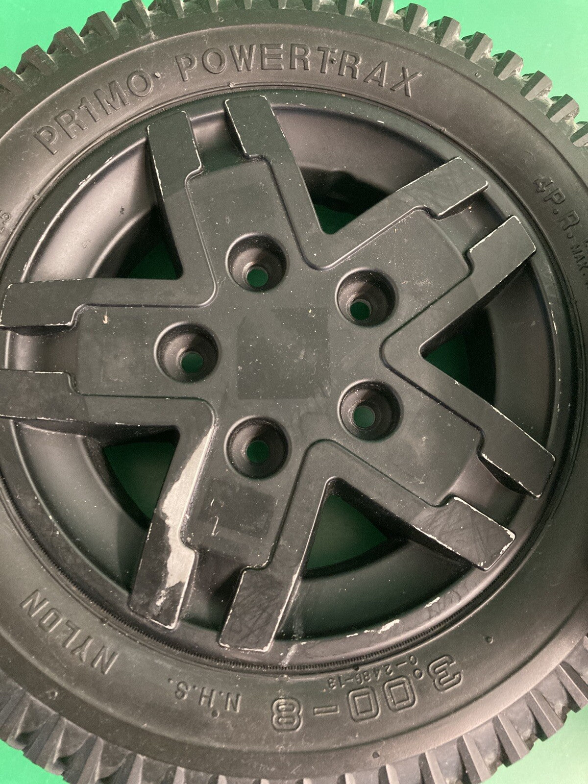 Drive Wheel Assembly for Quantum 4Front & Edge 3 Powerchairs -FULL TREAD* #K393