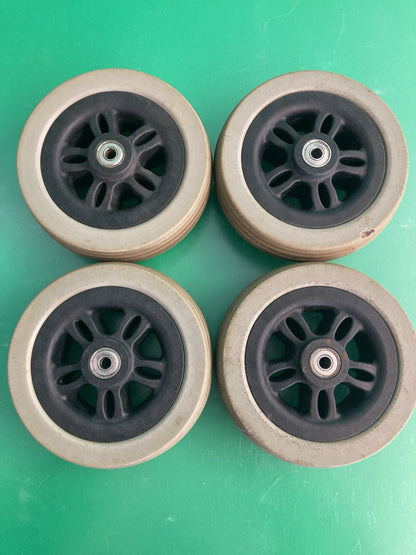 Set of 4 Caster Wheels for Pride Jazzy 614 / 614 HD Power Wheelchair #L058