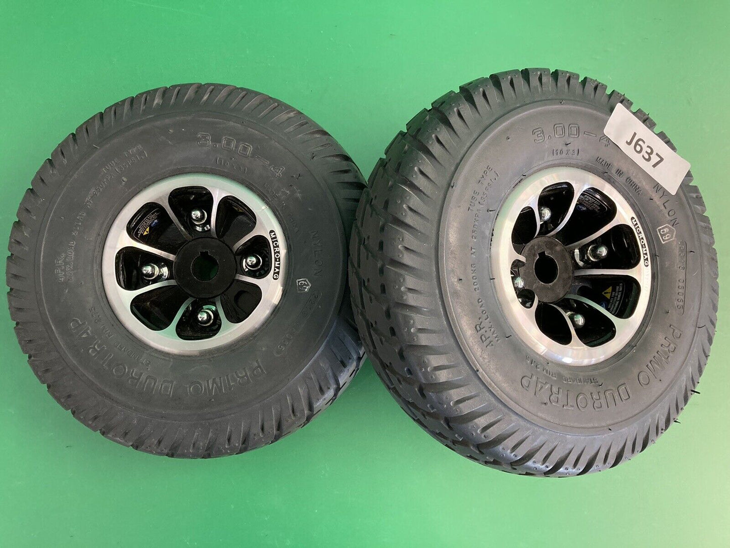 MINT* Dark Gray Drive Wheel Assembly for the Jazzy & Quantum J6 Wheelchair #J637