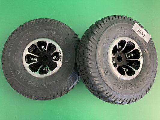 MINT* Dark Gray Drive Wheel Assembly for the Jazzy & Quantum J6 Wheelchair #J637