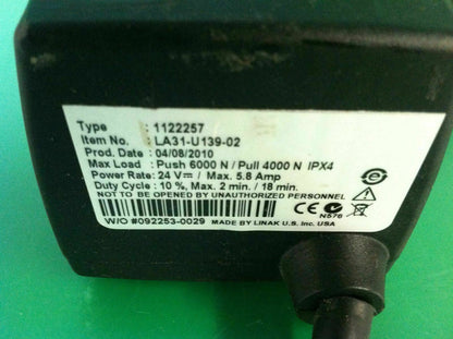 Invacare Recline  Actuator Linak Type 1122257  for Power Wheelchair #6391