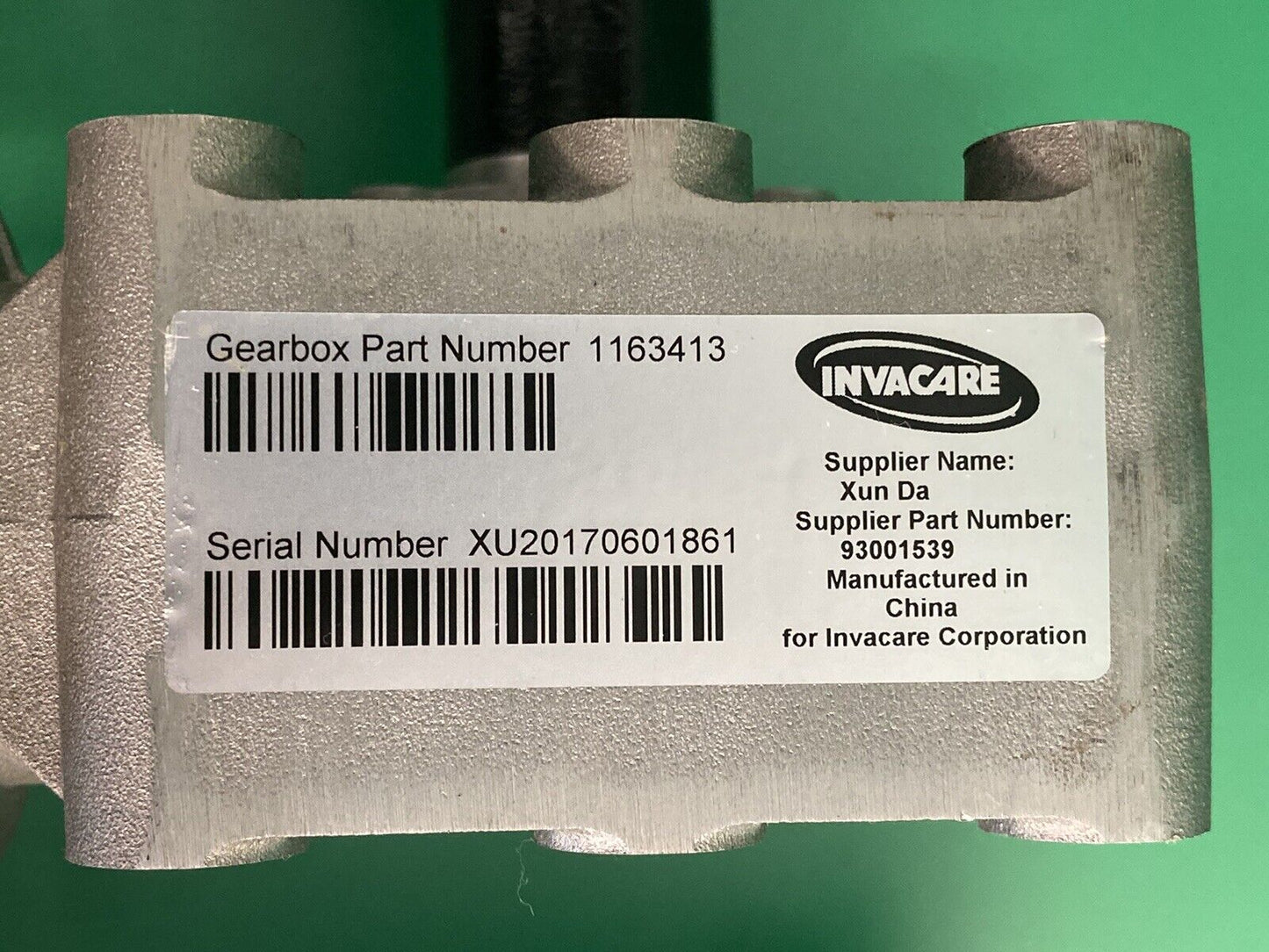 MOTORS FOR INVACARE TDX SP II 1188843 / M9278-02 / 1163412 - 1163413 #J764