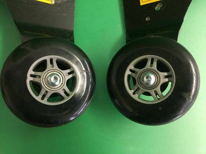 Anti-Tip Wheels & Tie Down Assembly for Permobil 2G C300 Power Wheelchair  #D875