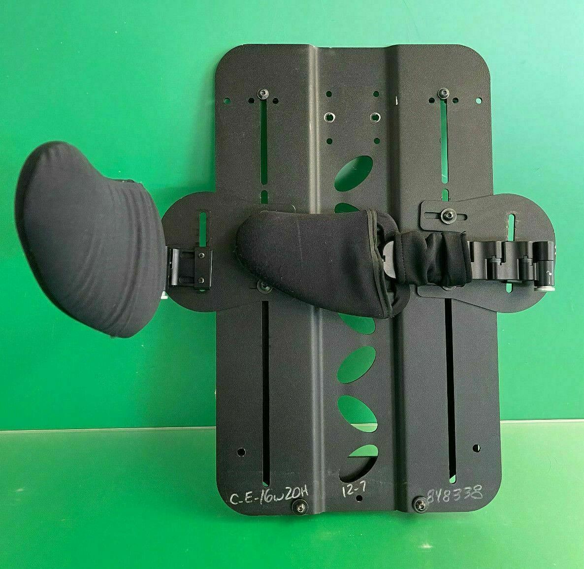 Quantum Back w/ Swing-A-Way Thoracic Lateral Supports w/ Mount Brackets #F603