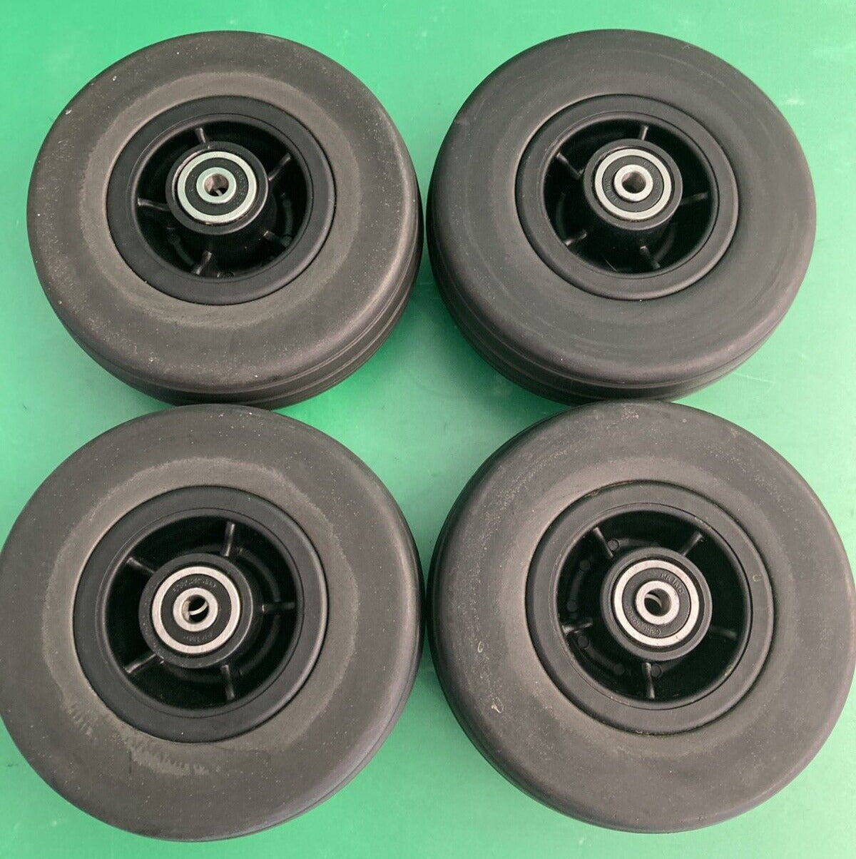 6"x2" Caster Wheels for Quantum Q6 Edge 2.0 & Q6 Edge 3 ~FULL TREAD #K454