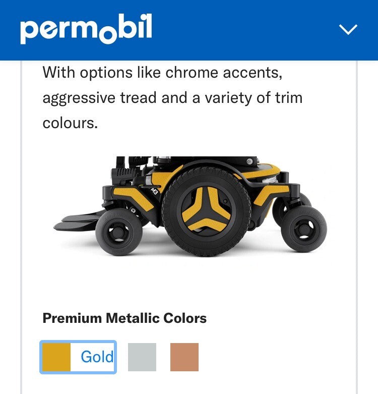 2020 Permobil M3 Wheelchair w/ Power Tilt, Recline, & Power Legs LM7598