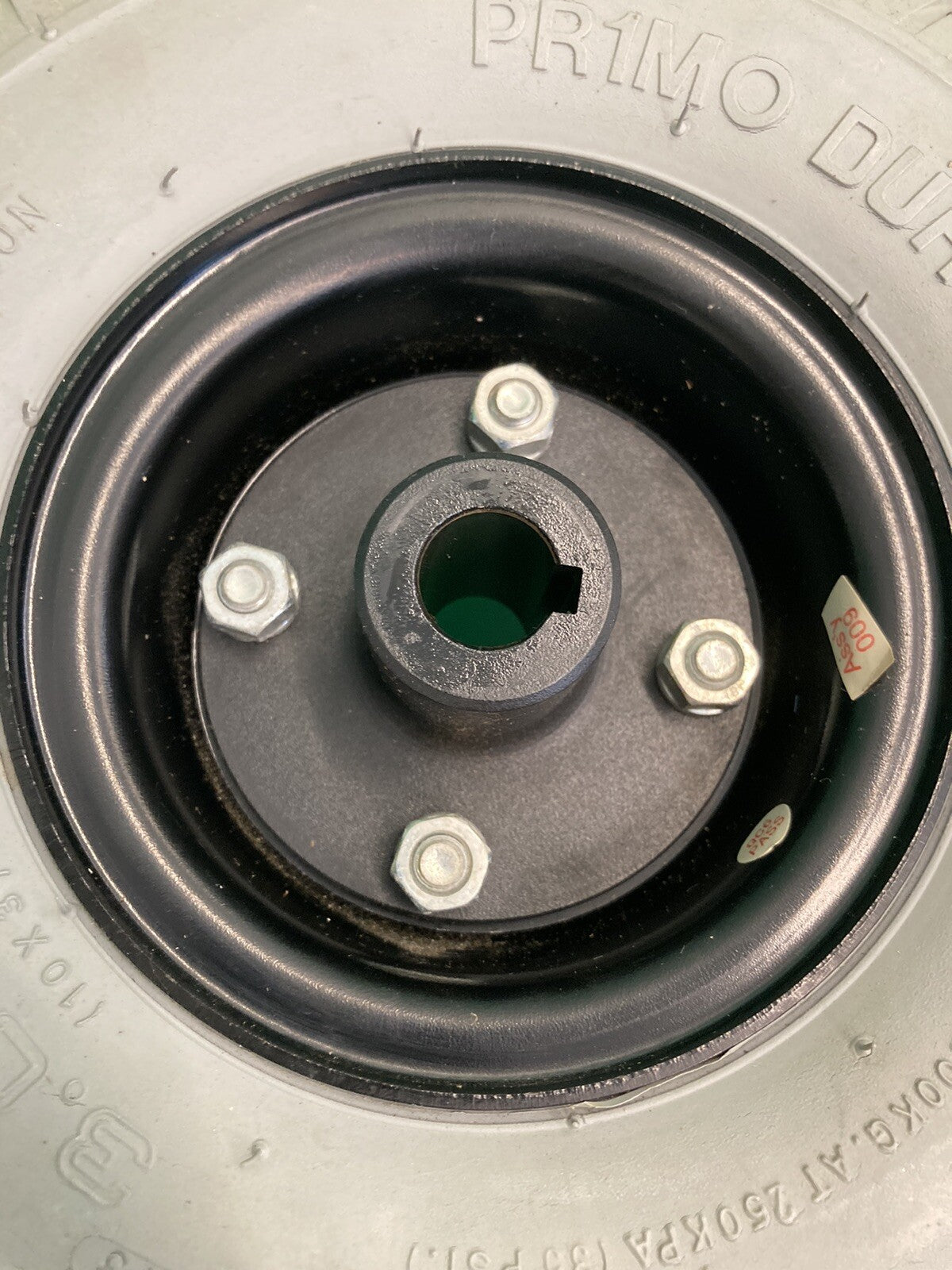 Flat Free Drive Wheel Assembly for Invacare Pronto Power Wheelchairs #J639
