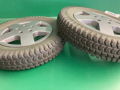 14"x3" 3.00-8 Drive Wheels for the Invacare TDX SP Power Wheelchair #K353