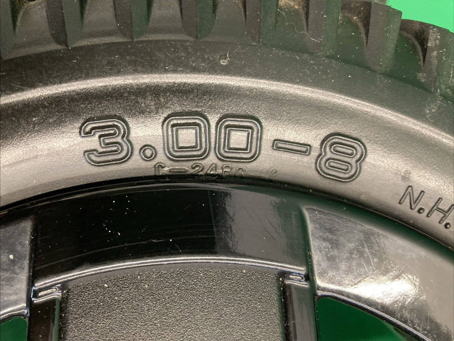 14"x3" 3.00-8 Flat Free Drive Wheels for the Invacare TDX SP II Powerchair #K379