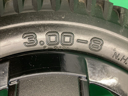 14"x3" 3.00-8 Flat Free Drive Wheels for the Invacare TDX SP II Powerchair #K379