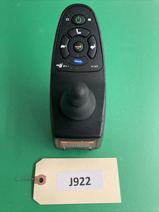Invacare Power Wheelchair Joystick MK6i SPJ + W/ACC Shark - model# 1136938 #J922