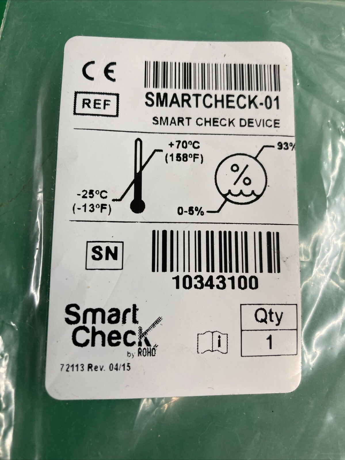ROHO Smart Check Sensor Device for ROHO Compatible Air Cushions