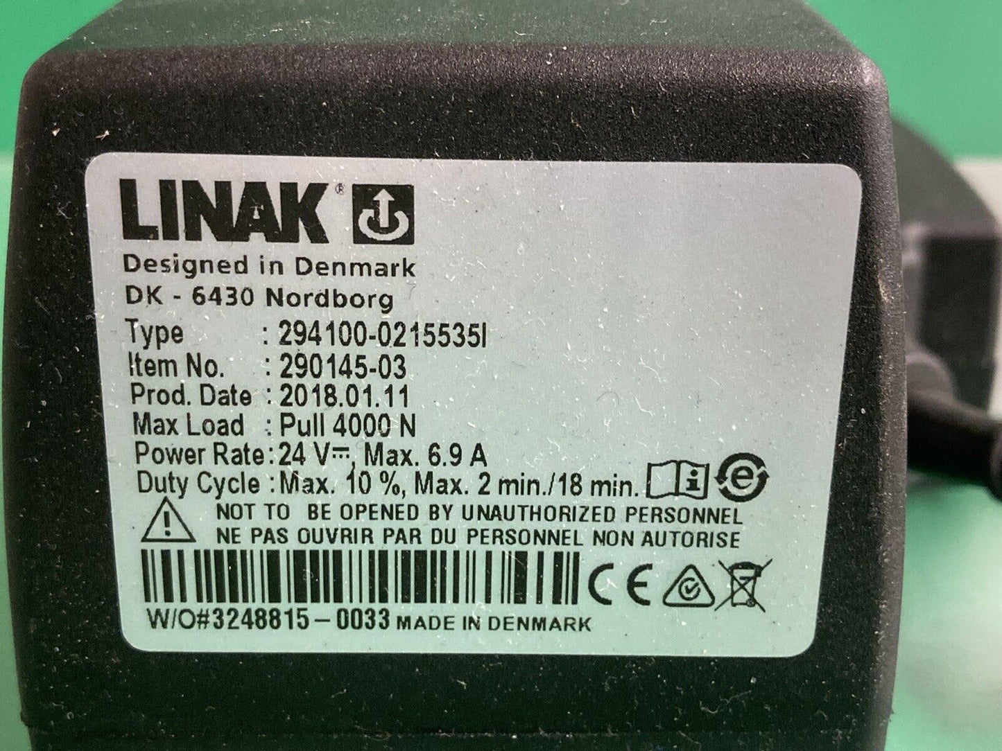 Linak Recline Actuator Quickie for QM-710 294100-02155351 / 290145-03  #K136