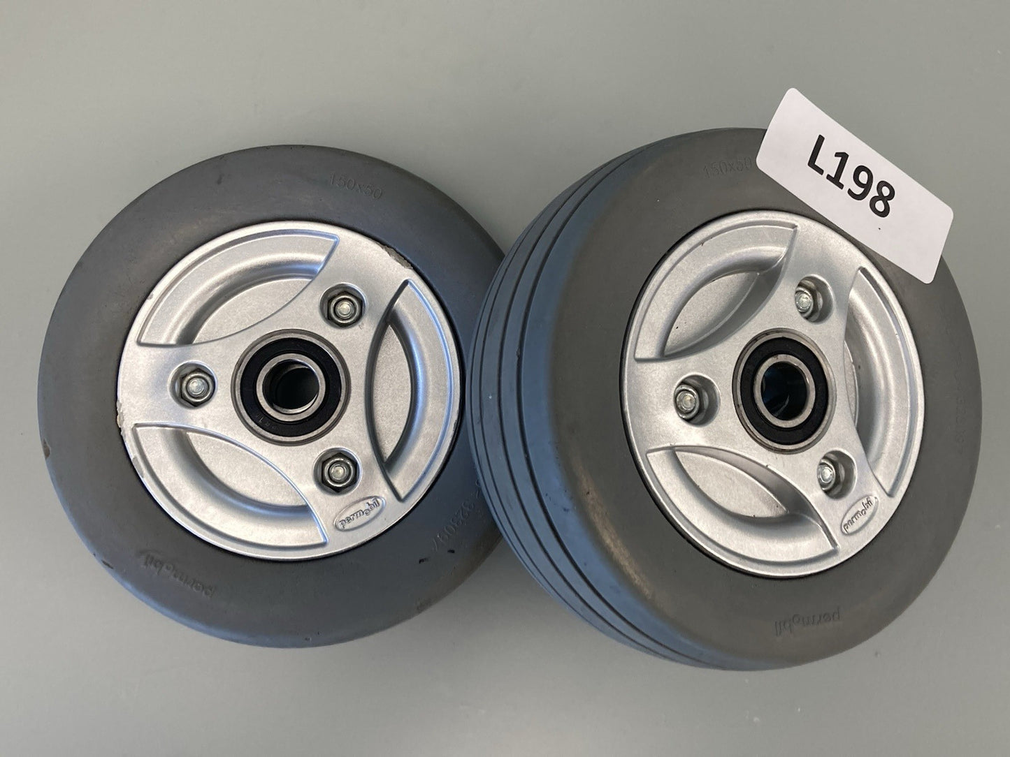 6" Caster Wheels Assembly for the Permobil M300 Power Wheelchair #L198