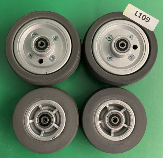 5" Front & 6" Rear Caster Wheels for the Pride J6 / Quantum J6 ~Set of 4* #L109