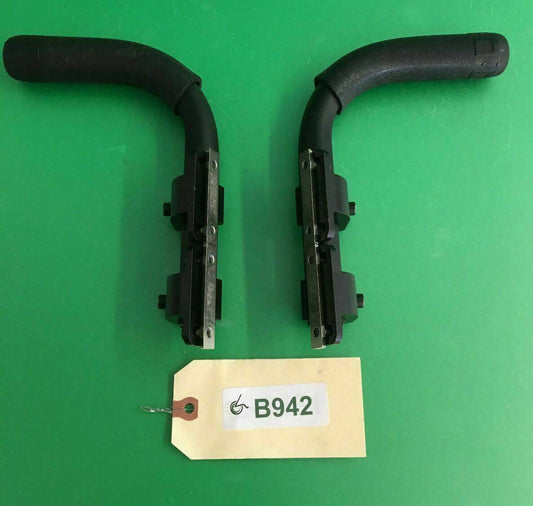 Sunrise Medical Quickie QM-710 Push Handles for Power Wheelchair  #B942