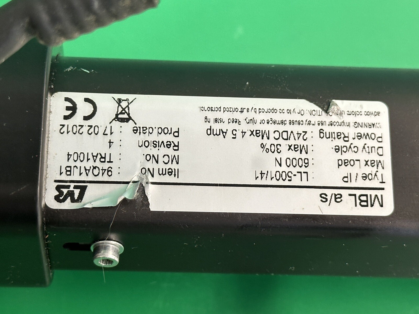 Invacare Recline Actuator Type LL-5001/41 for TDX SP Power Wheelchair #i676