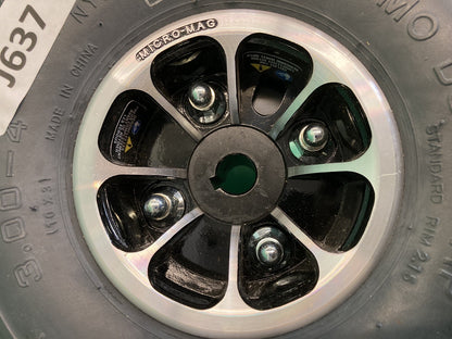 MINT* Dark Gray Drive Wheel Assembly for the Jazzy & Quantum J6 Wheelchair #J637
