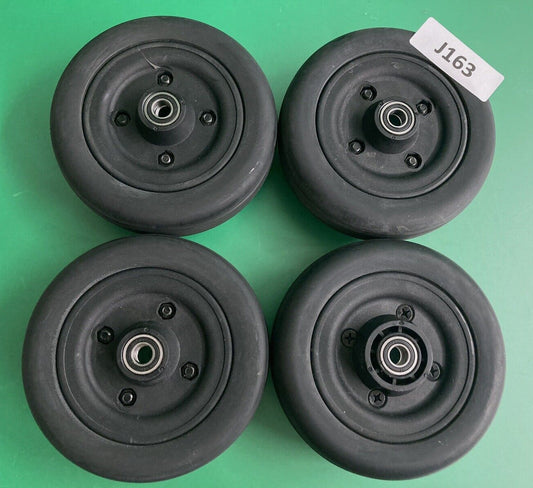 Set of 4 Caster Wheel Assembly for the Invacare TDX SP II Power Wheelchair #J163