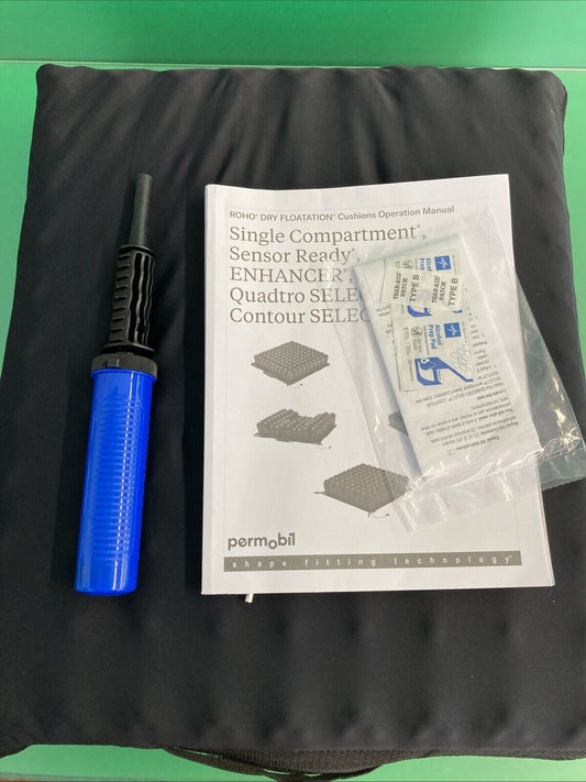 2024 Roho ISOFLO Air Cushion w/ Pump 17.75" X 20.25"X 4.25" (QS911C)  #K620