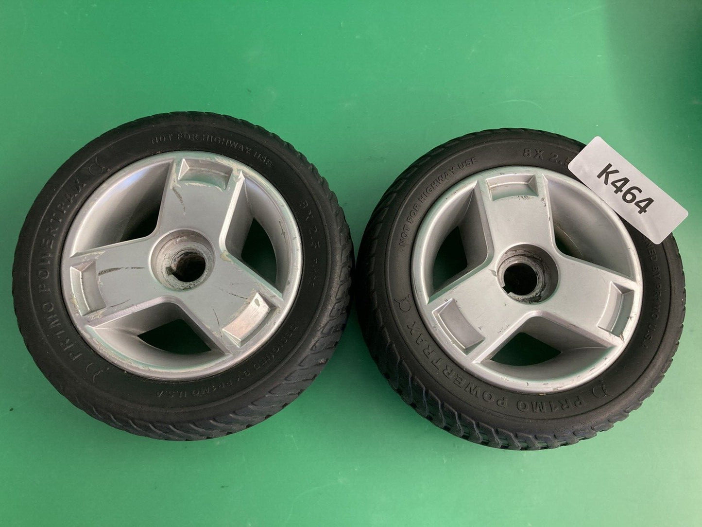 Drive Wheels for The Pride Go-Go Mobility Scooters ~Set of 2 #K464