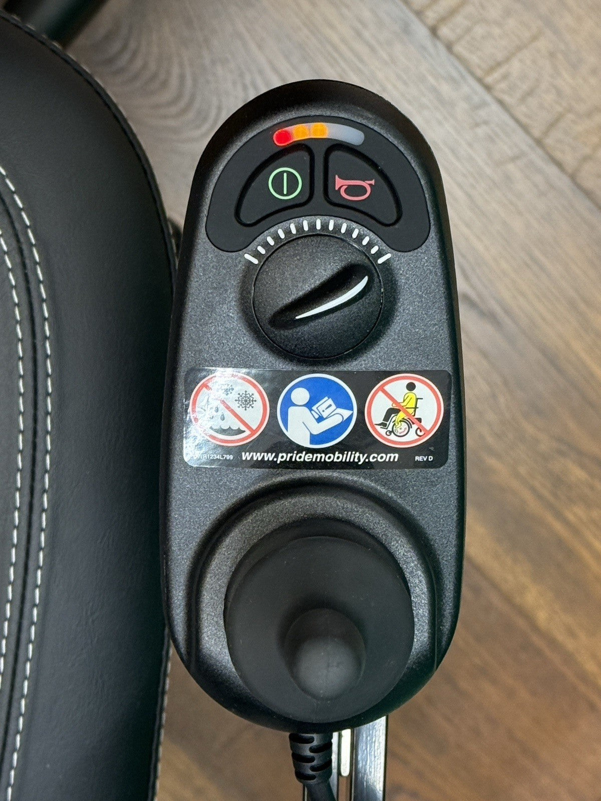 2023 Pride Jazzy 613 EVO Power Wheelchair 20" Wide  x 20" Deep Seat #LM7604