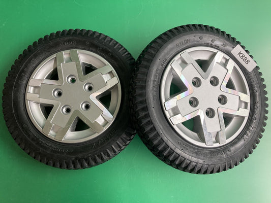 14"x3" Solid Drive Wheels for Jazzy 600 ES Power Wheelchair WHLASMB7120004 #K888