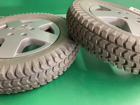 14"x3" 3.00-8 Drive Wheels for Invacare TDX SP & Storm Series Wheelchairs #K335