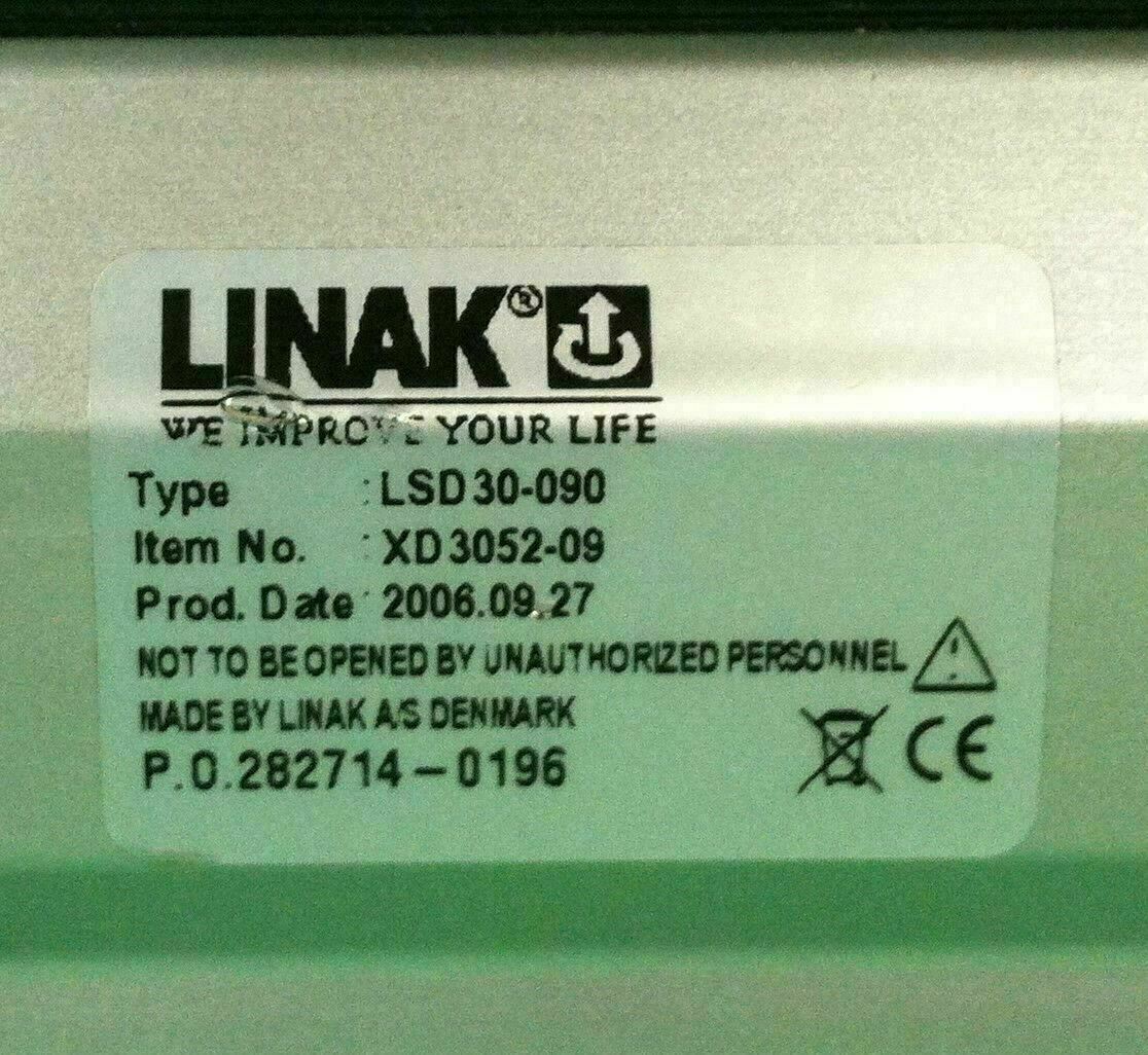 Invacare Tilt Actuator 1122631 Linak Type LSD-30-090 #6770