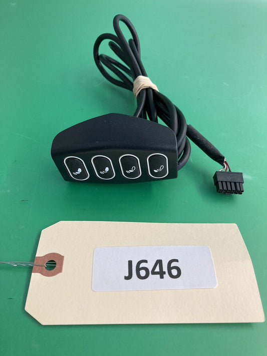 Pride Mobility Quantum Q6 Q-Logic power seat control keypad CTL123218 #J646