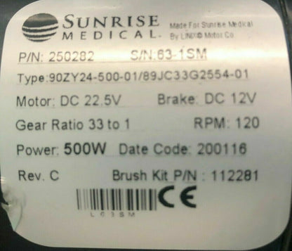 Left & Right Motors for Quickie Q700M Power Wheelchair 250282 / 250283 #H067