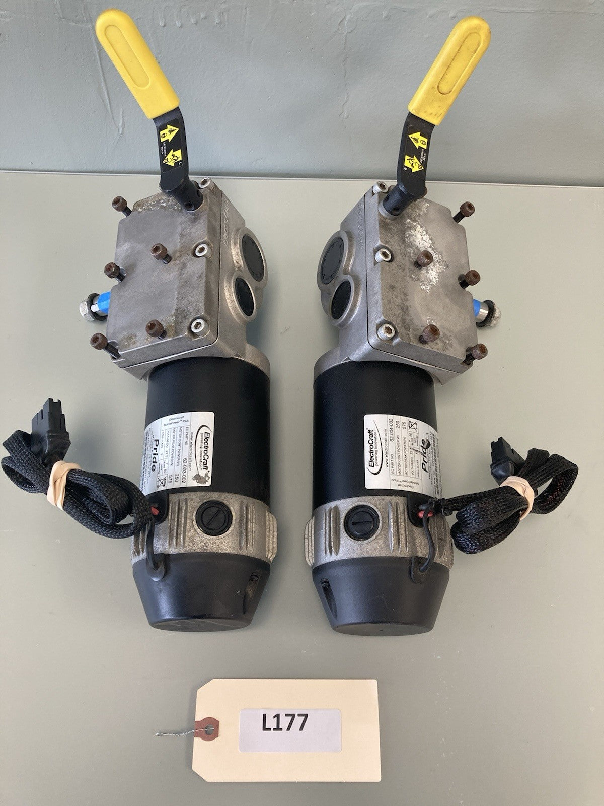 Motors for Pride Jazzy Elite HD & Elite 14 DRVASMB7110011 DRVASMB7110012 #L177