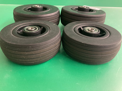 5" Front & 6" Rear Caster Wheels for Quantum Edge 3 Stretto Wheelchair #K909