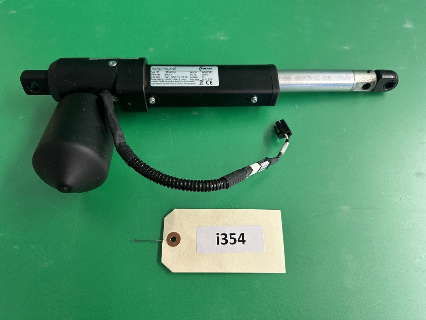 Invacare TDX SP REAC Recline Actuator Type: RE5001/41- 94QA2NB1 - TRA1071 #i354