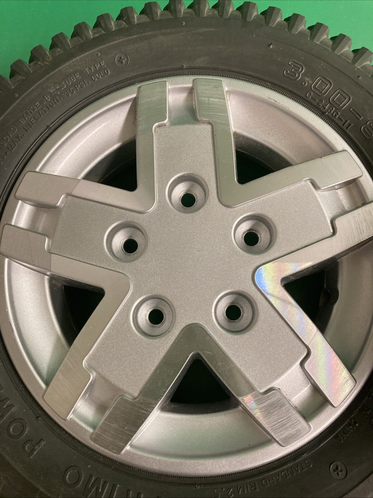 14"x3" Solid Drive Wheels for Jazzy 600 ES Power Wheelchair WHLASMB7120004 #K340