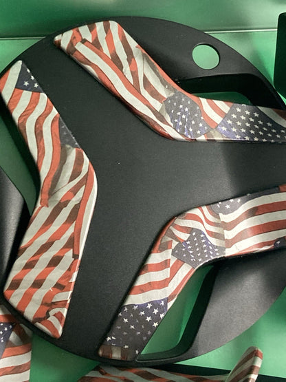 American Flag Plastic Shroud With Light Kit for Permobil F3 Power Wheelchair